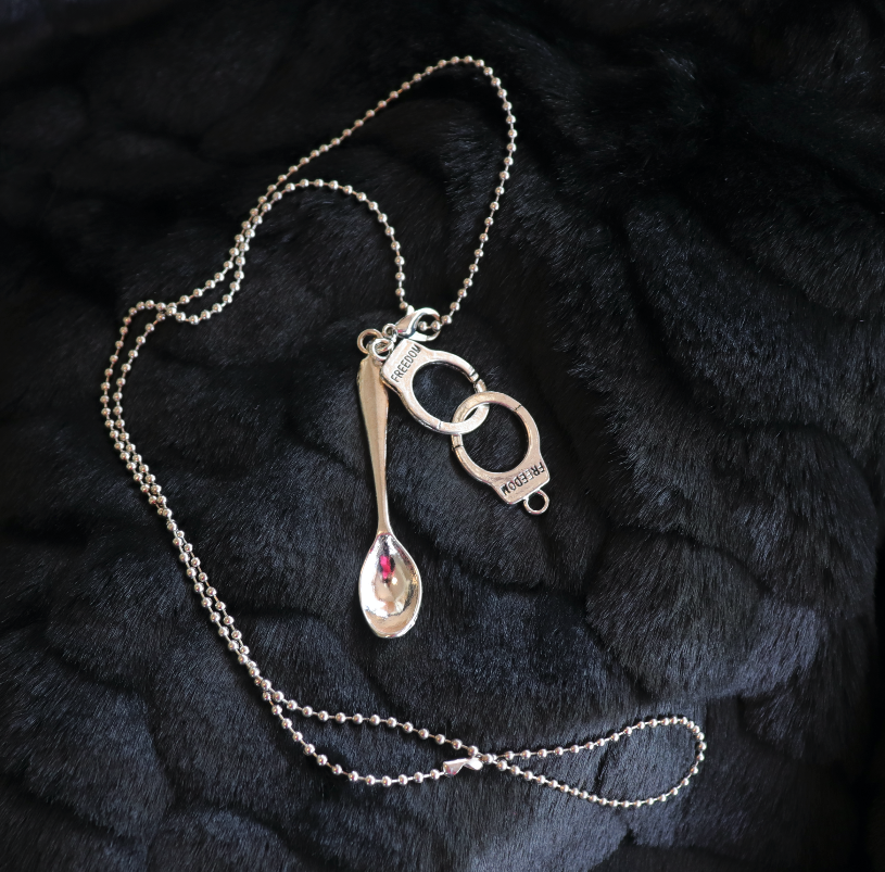 Handcuff & Spoon Necklace