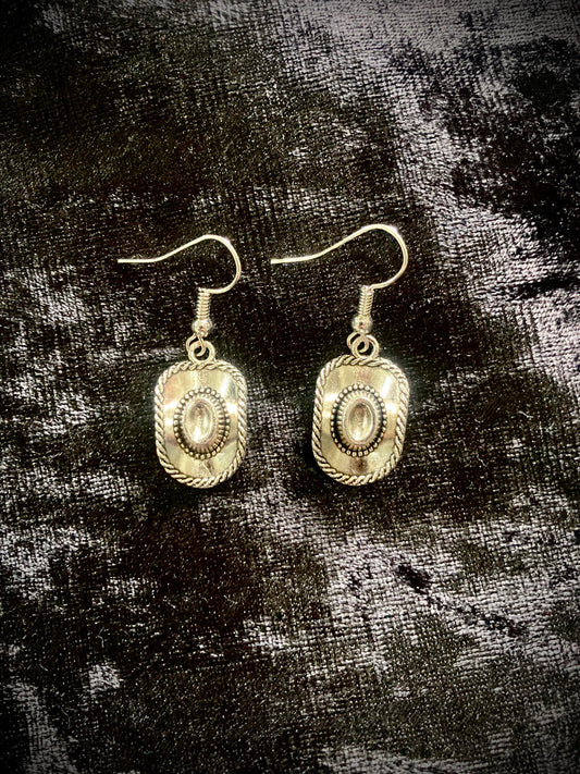 Cowgirl Hat Earrings