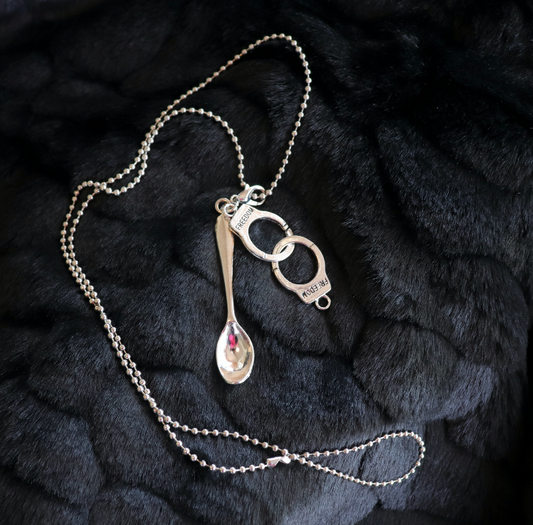 Handcuff & Spoon Necklace